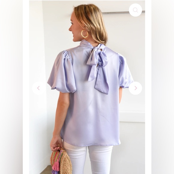 Entro Bring it Back Lilac Blouse - Picture 2 of 8